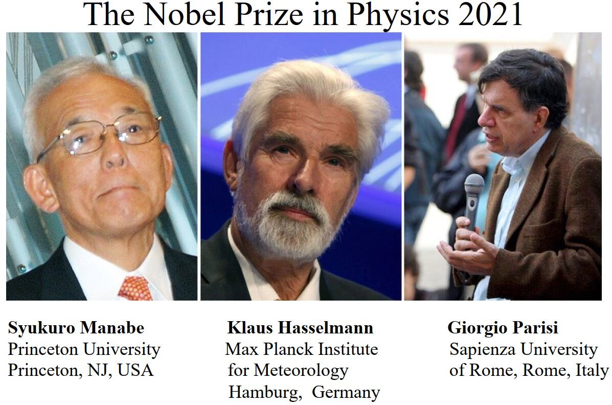 Physics Department Research and Education programs align well with the Nobel Prize in Physics 2021