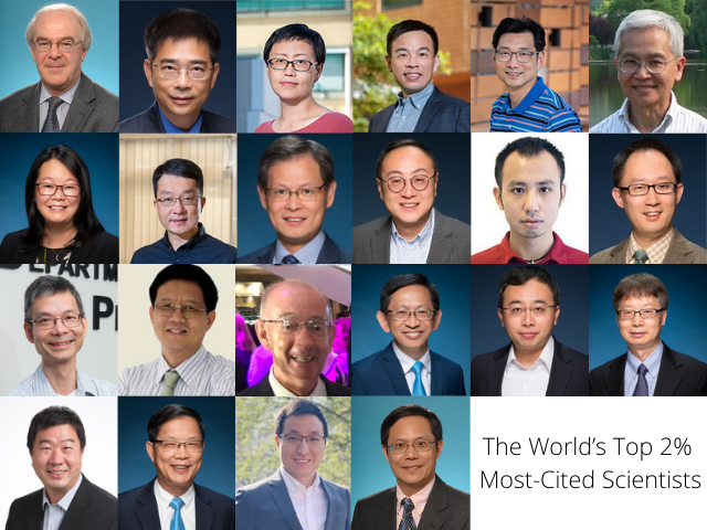 HKBU Scholars Listed as the World's Top 2% Most-Cited Scientists