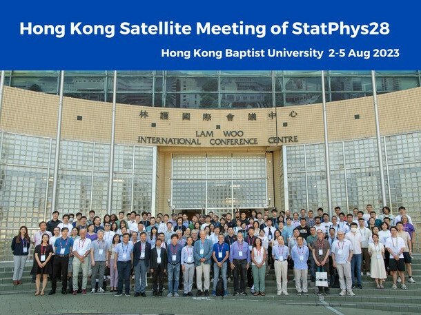 HKBU hosts satellite event of IUPAP International Conference on Statistical Physics