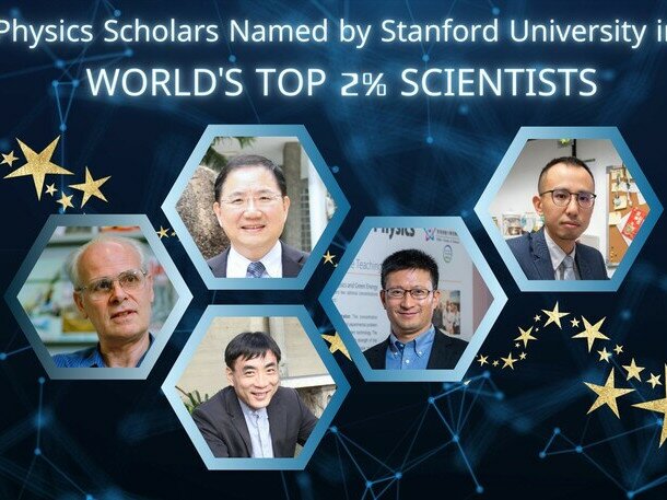 Five Faculty Members Listed as the World's Top 2% Most-Cited Scientists