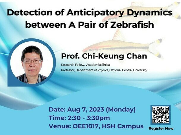 Detection of Anticipatory Dynamics between A Pair of Zebrafish