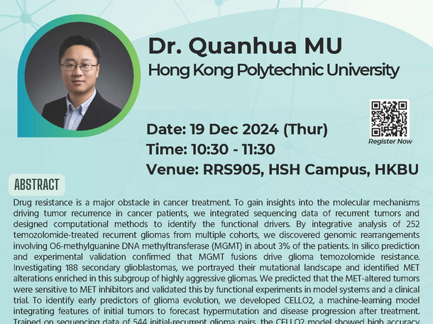 Physics Seminar:  Investigating cancer evolution with big data and machine learning for precision medicine