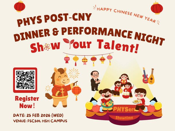 PHYS "Post‑CNY Dinner & Performance Night" - 25 Feb 2026