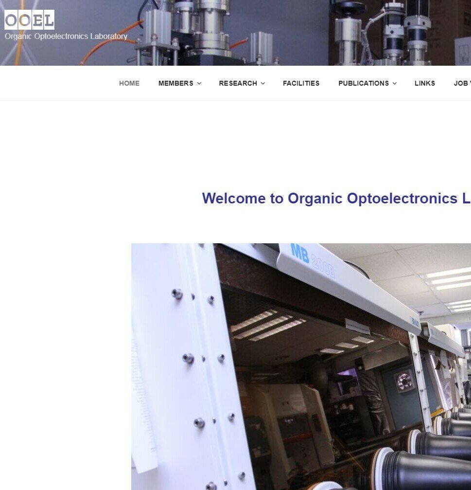 Organic Optoelectronics Laboratory